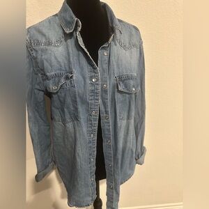 Thread & Supply Blue Denim Shirt